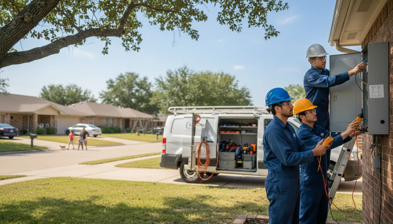 Certified electrician providing emergency electrical services in Newton, KS